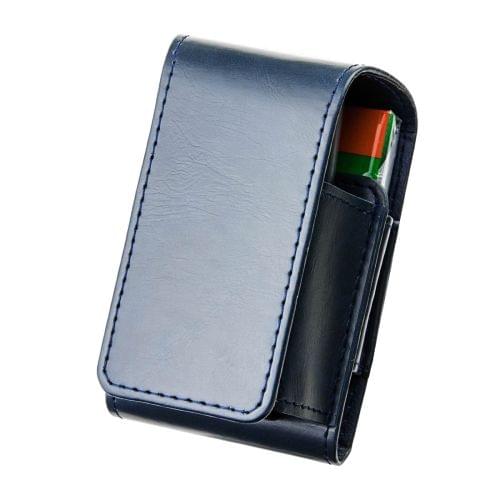 DUX DUCIS Flip PU Leather Protective Case for glo Electronic Cigarette(Blue)