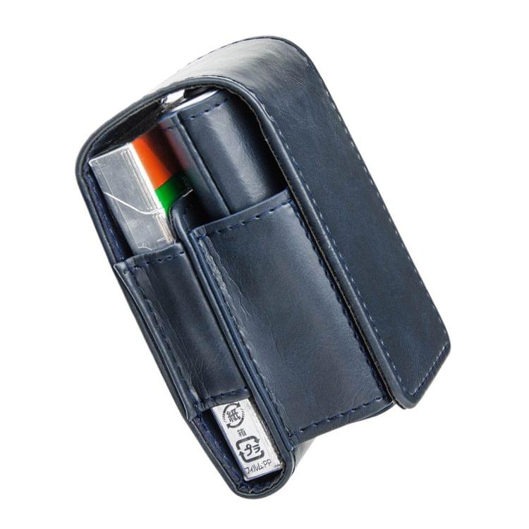 DUX DUCIS Flip PU Leather Protective Case for glo Electronic Cigarette(Blue)