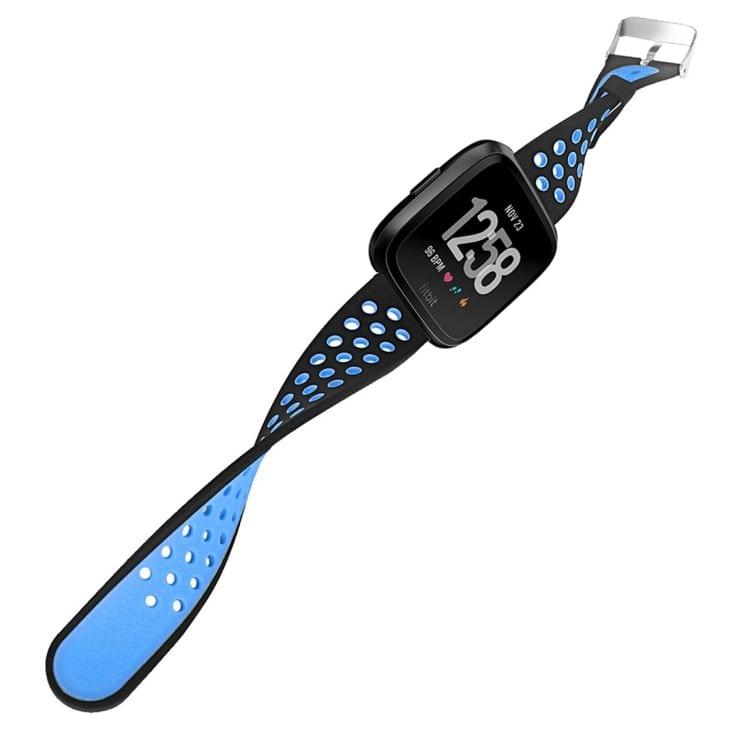 For Fitbit Versa Simple Fashion Silicone Watch Strap(Blue)