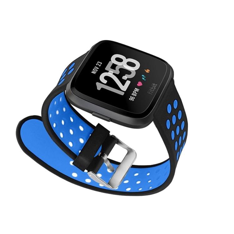 For Fitbit Versa Simple Fashion Silicone Watch Strap(Blue)