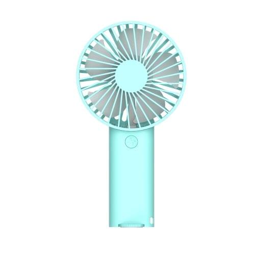 Lenuo Portable USB Charging Desktop Handheld Electric Fan, Support 3 Speed Control(Green)