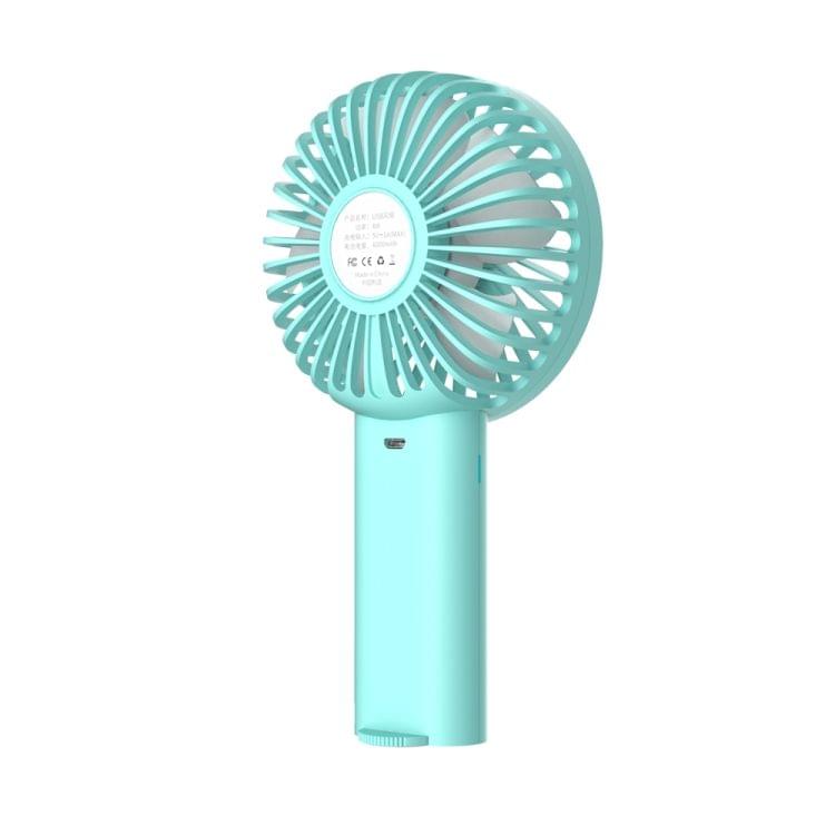Lenuo Portable USB Charging Desktop Handheld Electric Fan, Support 3 Speed Control(Green)