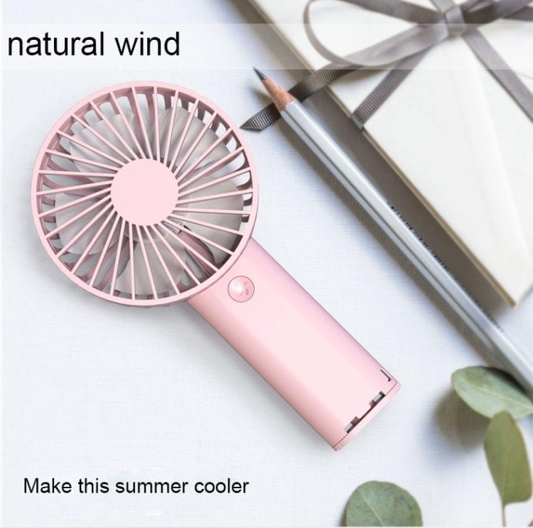 Lenuo Portable USB Charging Desktop Handheld Electric Fan, Support 3 Speed Control(Green)