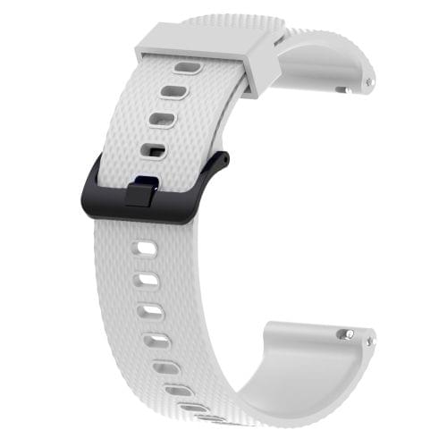 Silicone Sport Wrist Strap for Garmin Vivoactive 3 20mm (White)