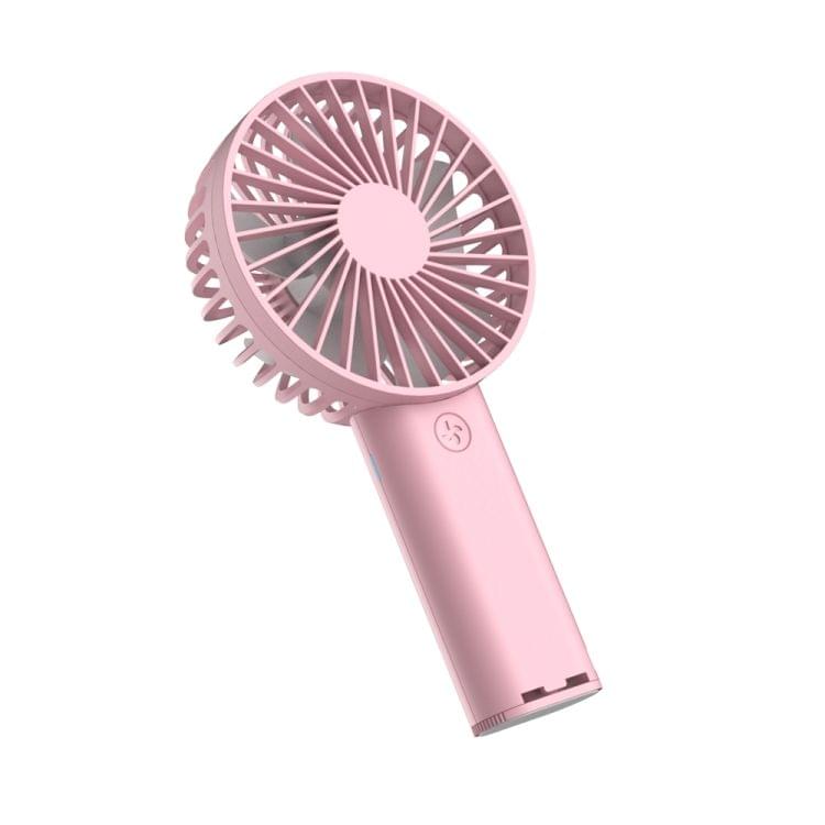Lenuo Portable USB Charging Desktop Handheld Electric Fan, Support 3 Speed Control(Pink)