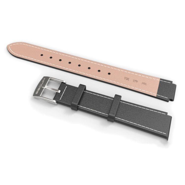 Mijobs Top-grain Leather Strap for Xiaomi Mi Band 3 & 4 Wrist Straps Screwless Magnetic Bracelet Smart Band Replace Accessories, Host not Included