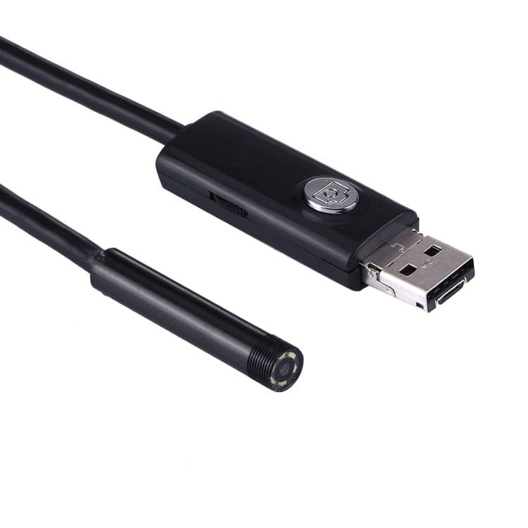 2 in 1 Micro USB & USB Endoscope Waterproof Snake Tube Inspection Camera with 6 LED for Newest OTG Android Phone, Length: 5m, Lens Diameter: 7mm