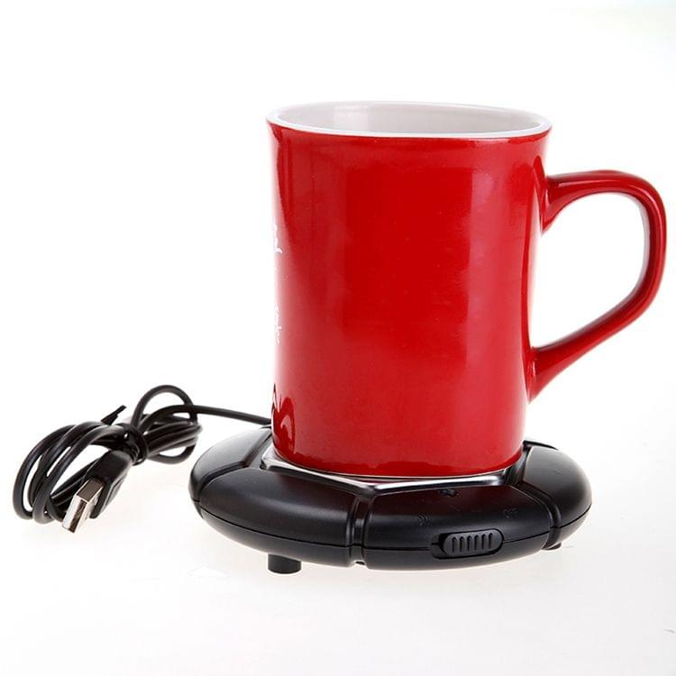 Football Design USB Electronic Mug Cup Warmer Tea Coffee Drinks Heating Mat Pad with On/Off Switch