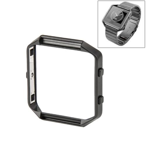 For Fitbit Blaze Watch Stainless Steel Frame Holder Shell(Grey)