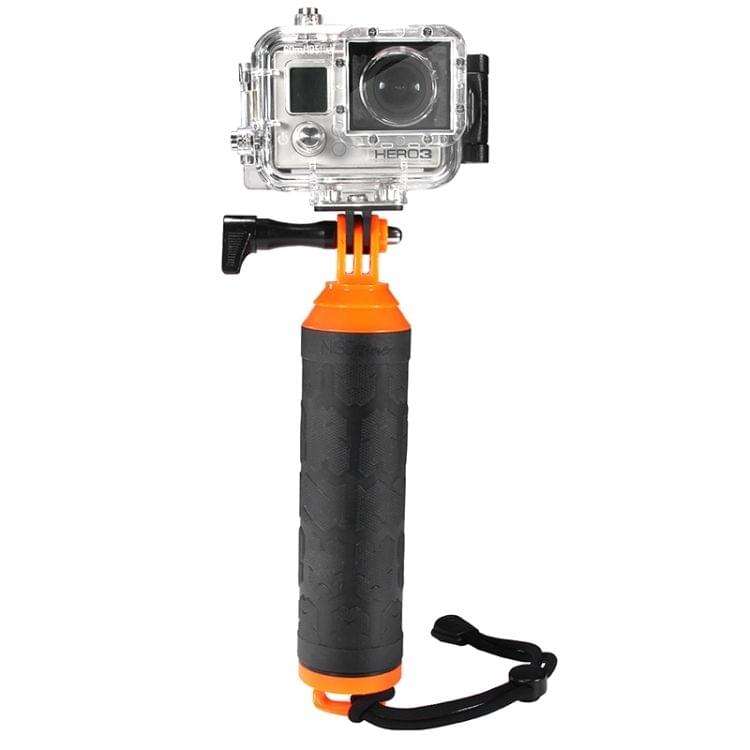 NEOPine Rubber Bobber Floating Hand Grip / Buoyancy Rods with Adjustable Anti-lost Hand Strap for GoPro HERO4 /3+ /3 /2 /1