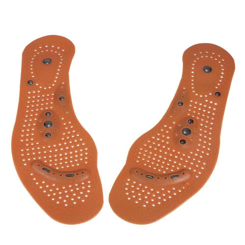 1Pair Magnetic Therapy Health Care Foot Massage Insoles for Men/ Women Magnetic Shoe Pads Foot Massager