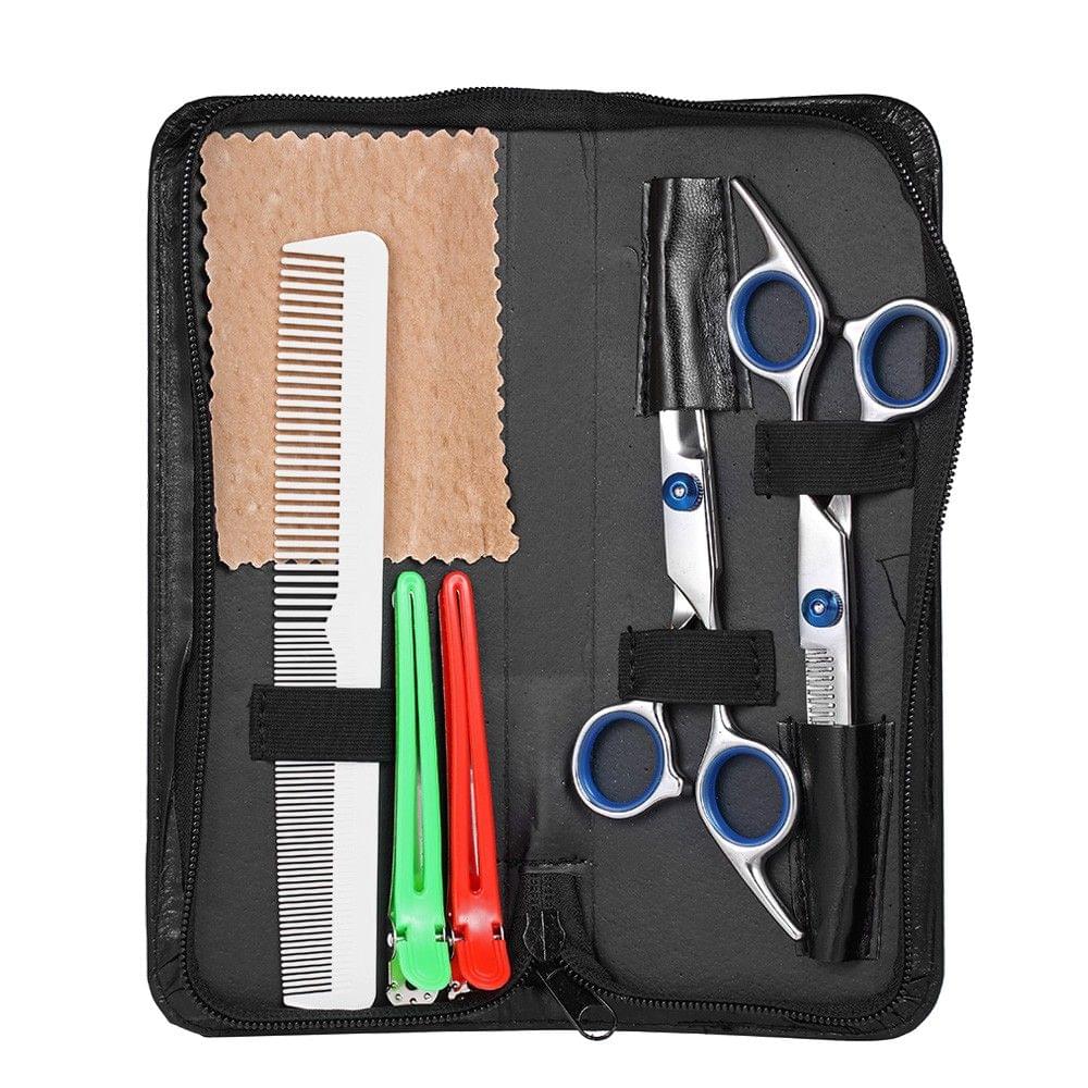 Professional Hair Cutting Scissor Set Barber Shea Hair Thinning Kit Salon Home Hairdressing Tool