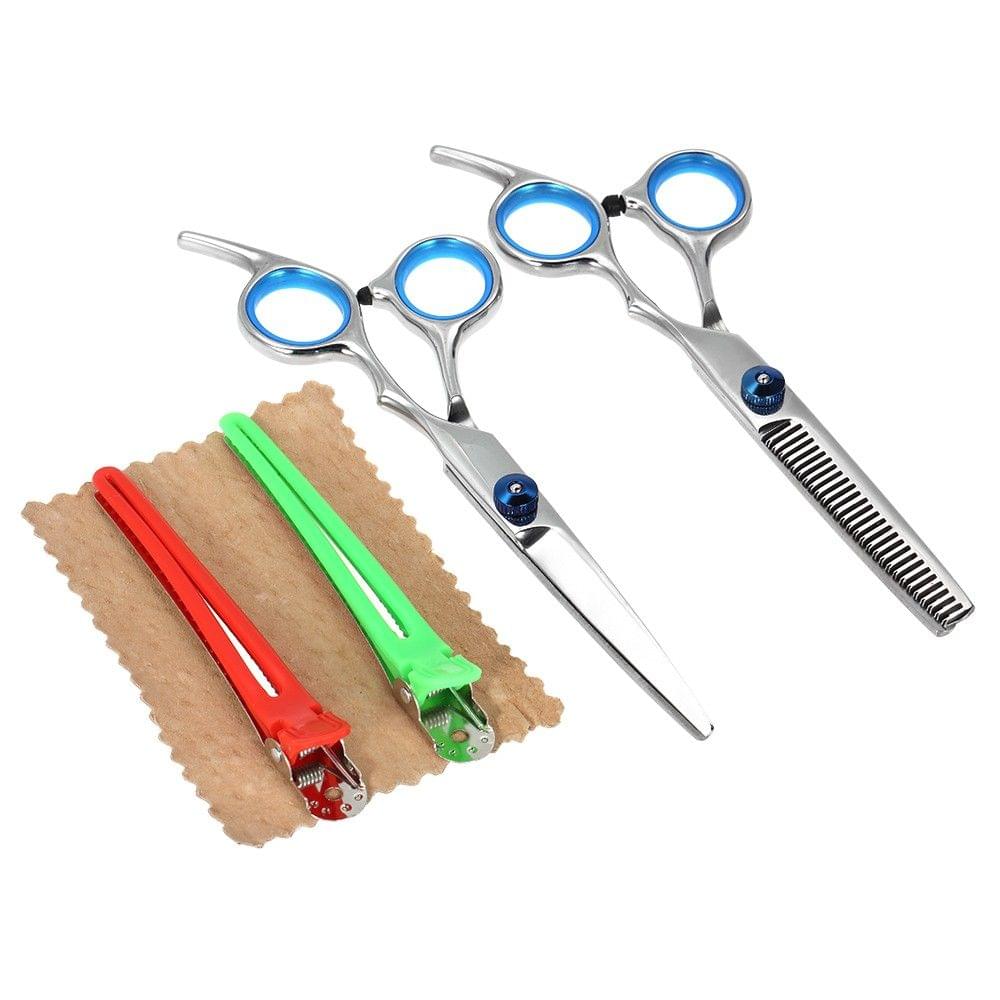 Professional Hair Cutting Scissor Set Barber Shea Hair Thinning Kit Salon Home Hairdressing Tool