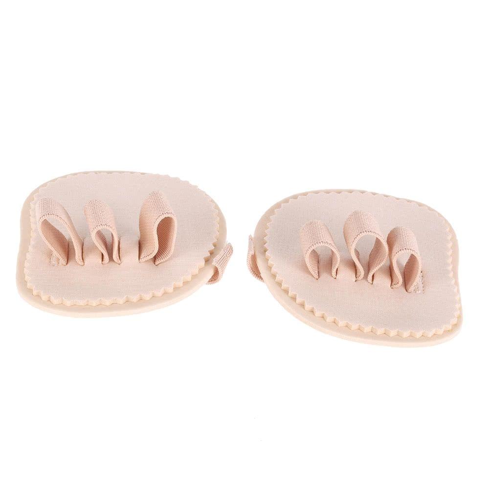 1 Pair Hallux Valgus Protector Bunion Corrector Finger Toe Separator Divider Spreader 3 Holes Thumb Valgus Guard Feet Care Tool