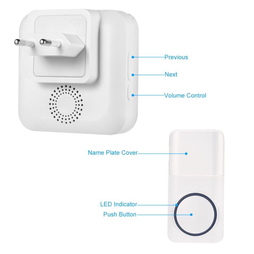 Wireless Smart Doorbell Operating at Wide Range