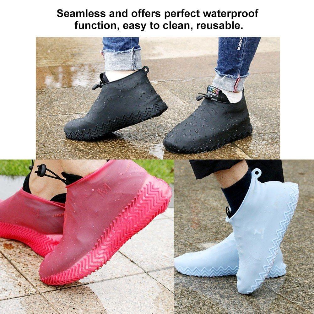 1 Pair Reusable Waterproof Rain Shoes Covers
