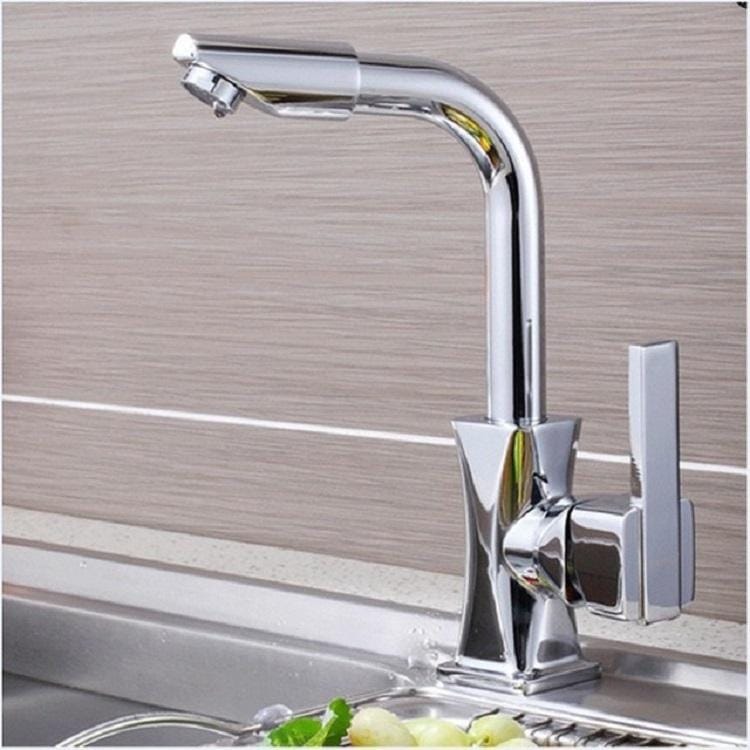 360 Rotating Modern Kitchen Bathroom Vanity Single Handle Faucet