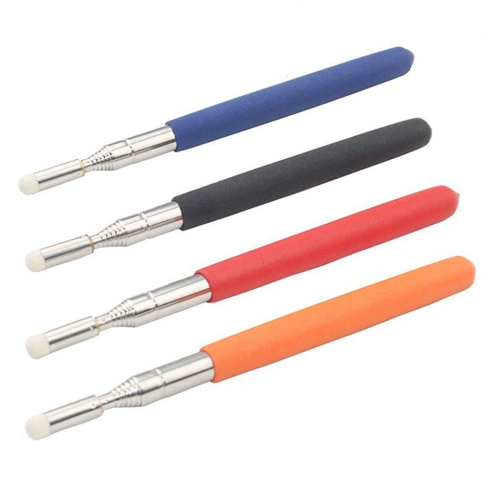 F12 Stainless Steel Electronic Whiteboard Teaching Touch Pointer Pen with 12mm Mushroom Head (Red)