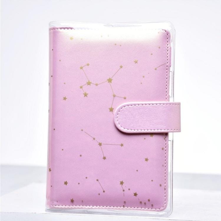 Leather Constellation Color Page School Office Stationery Diary Notebook, Size:29�20.5cm (A6)