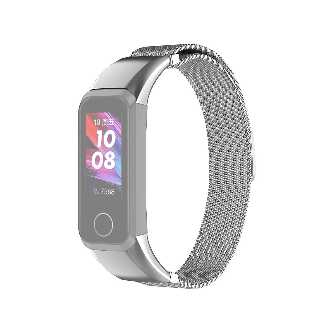 For Huawei Band 4  / Honor Band 5i  Milan Wrist Strap Watchband (Silver)