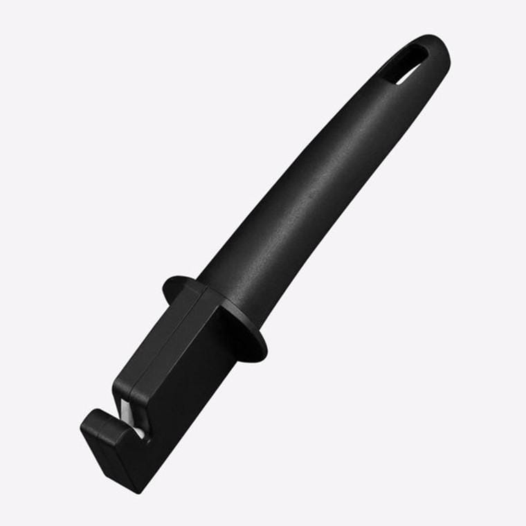 2 PCS Mini Sharpener Kitchen Knife Sharpener Lightweight 5 Seconds Sharpening Knife Home Practical Gadgets (Black)