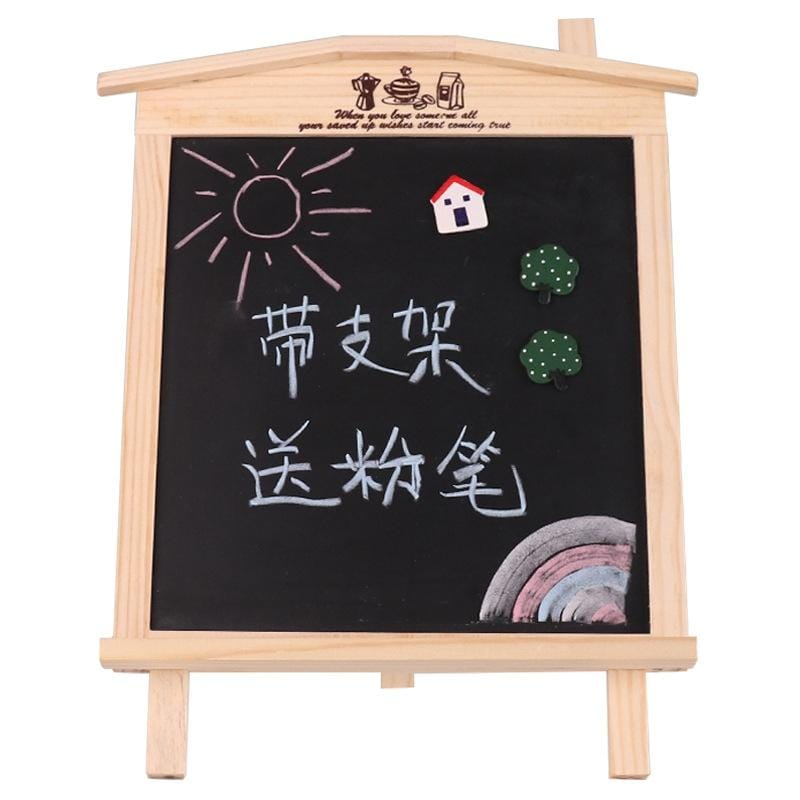 Wooden Magnetic Bracket Type Children Writing Small Blackboard Message Board