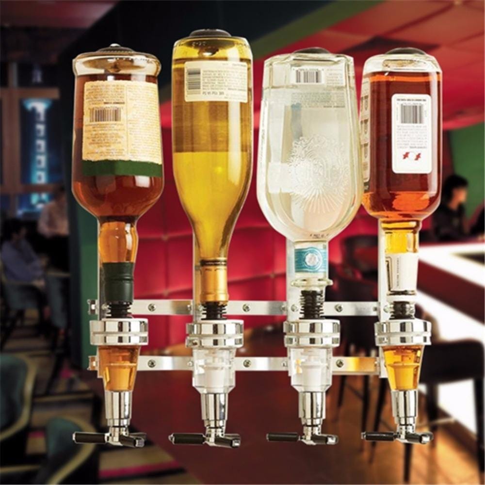 Aluminum Alloy Wall-mounted Dosing Dispenser Cocktail Bartender Wine Head, Specification:Quantitative 25 ml