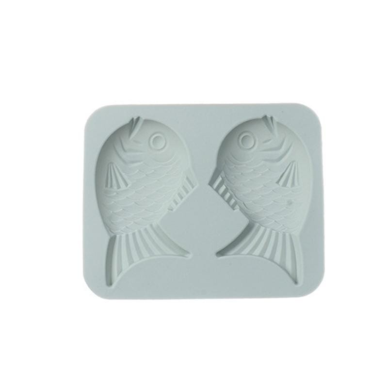 6 PCS Sea Bream Silicone Baking Tool Cartoon Cake Ice Tray Mold (Pink)