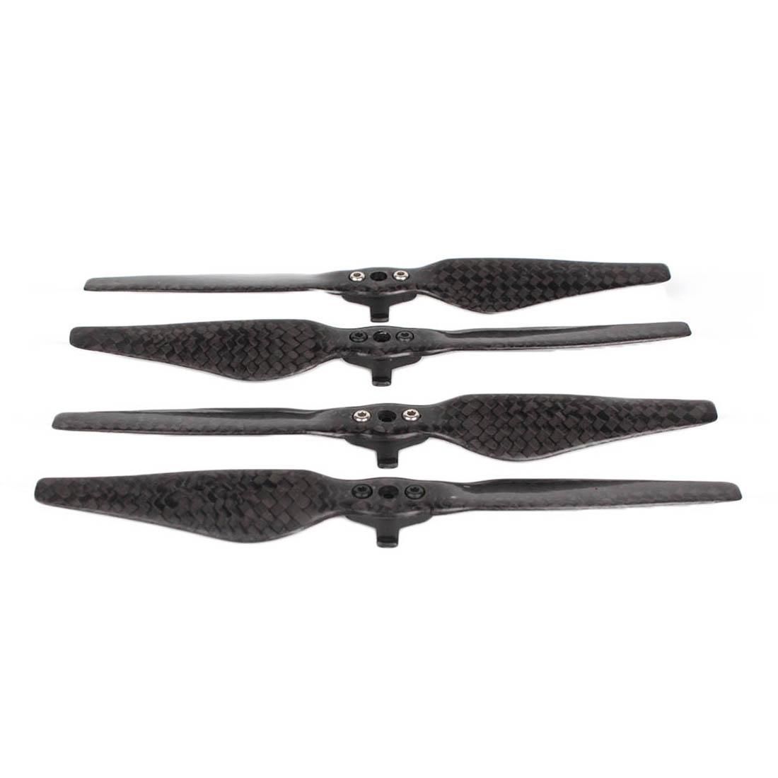 4 PCS Quick-Release Carbon Fiber Propellers Blades for DJI Mavic Air Drone RC Quadcopter (Black)