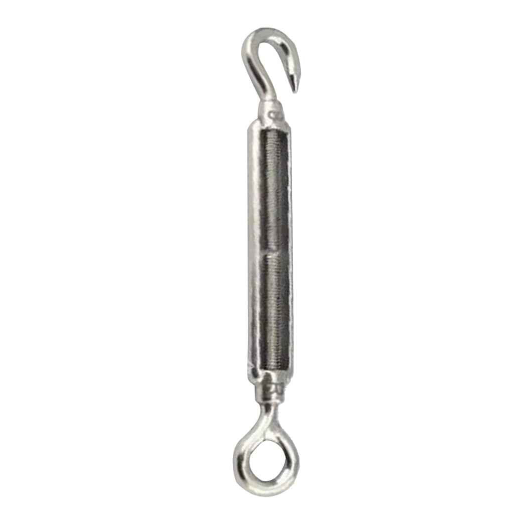 Stainless Steel Hook Eye Turnbuckle Wire Rope Tension Turnbuckle  97mm