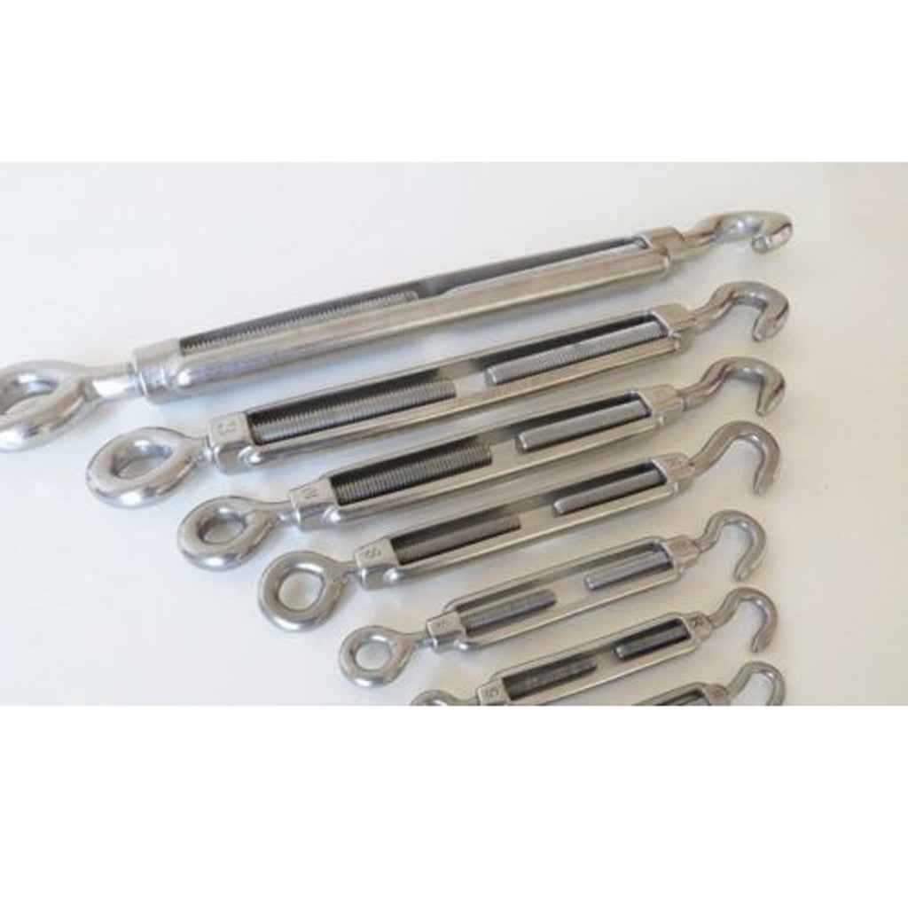 Stainless Steel Hook Eye Turnbuckle Wire Rope Tension Turnbuckle  97mm