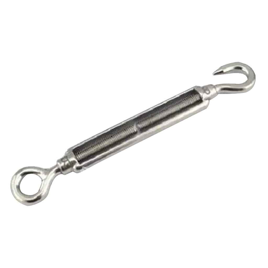 Stainless Steel Hook Eye Turnbuckle Wire Rope Tension Turnbuckle  97mm