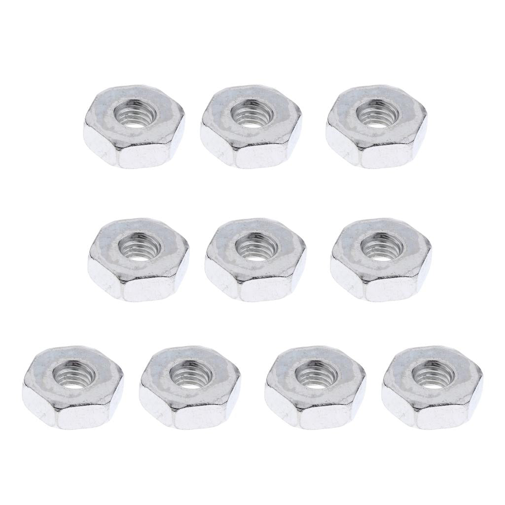 2x10Pieces Bar Nuts for STIHL MS170 MS171 MS180 MS181 MS192 MS200 MS210 MS260