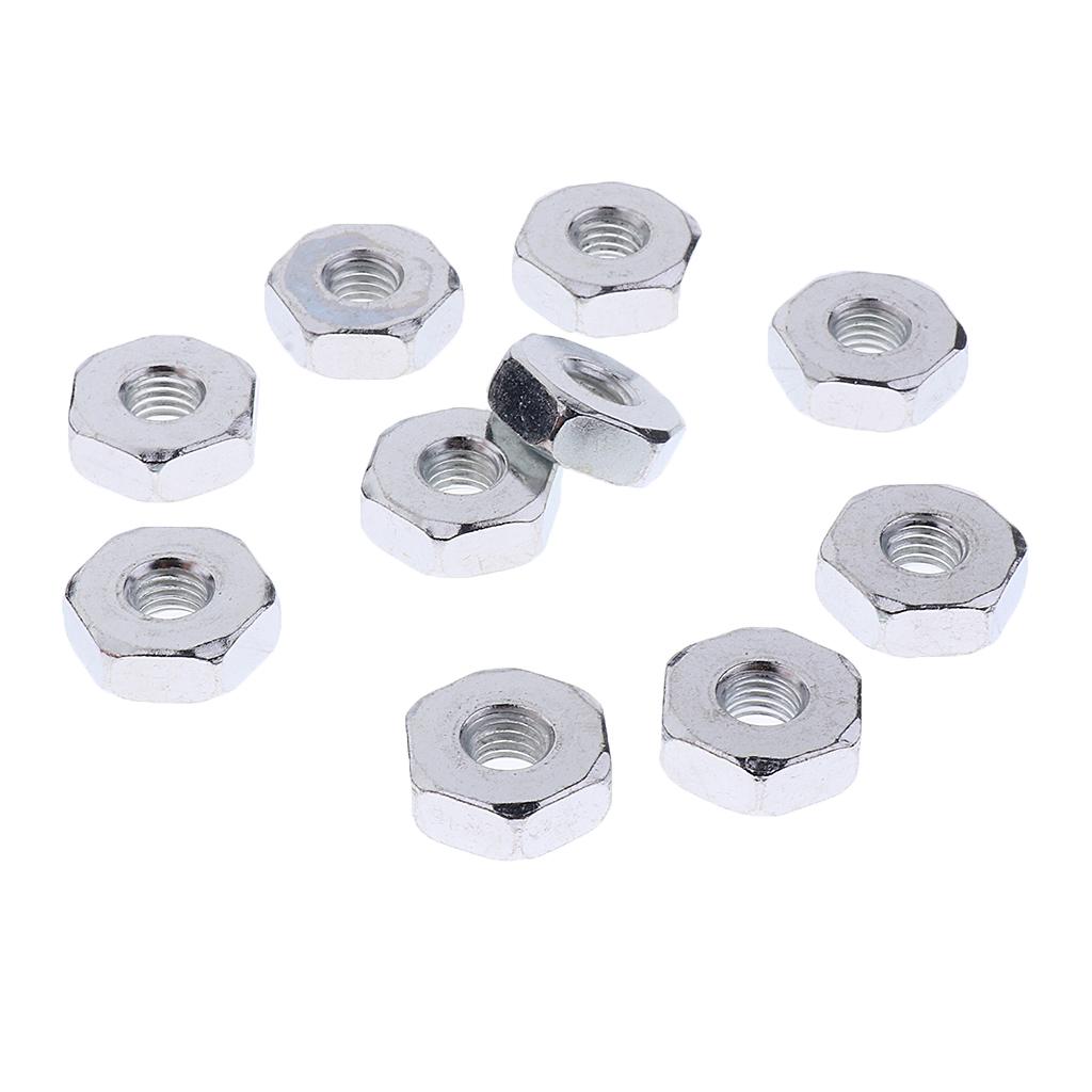 2x10Pieces Bar Nuts for STIHL MS170 MS171 MS180 MS181 MS192 MS200 MS210 MS260