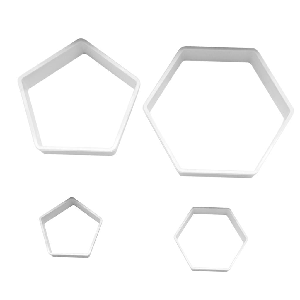 3xFootball Cookie Pastry Biscuit Cutter Fondant Cake Decorating Mold Tools