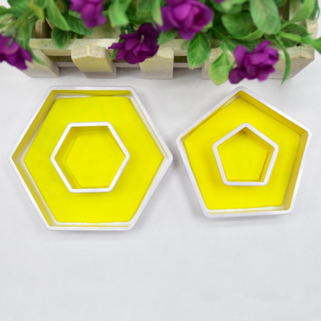 3xFootball Cookie Pastry Biscuit Cutter Fondant Cake Decorating Mold Tools
