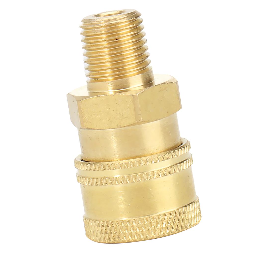 3xPressure Washer Quick Release Mini 12mm female to 1/4 male Brass Coupling