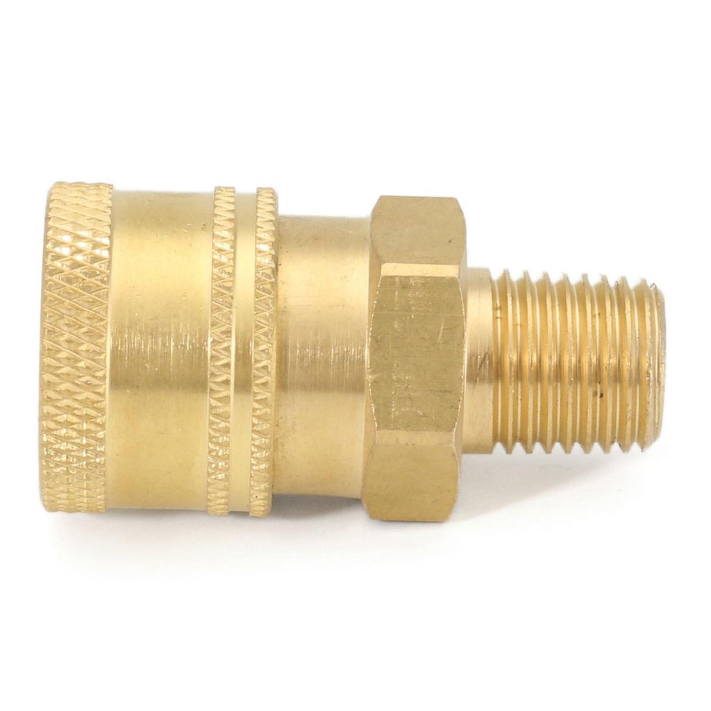 3xPressure Washer Quick Release Mini 12mm female to 1/4 male Brass Coupling