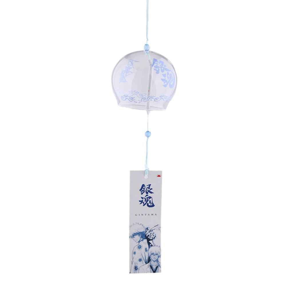 Japanese Style Glass Windchime Hanging Blessing Bells Home Wind Chimes 8
