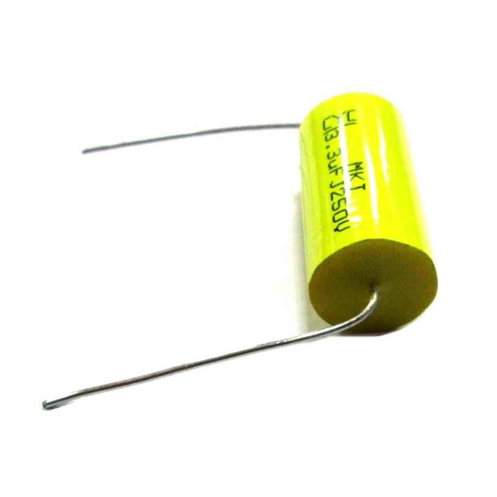 2pcs 250V 3.3uF Audio Speaker Divider Crossover Non-Polarity Capacitor