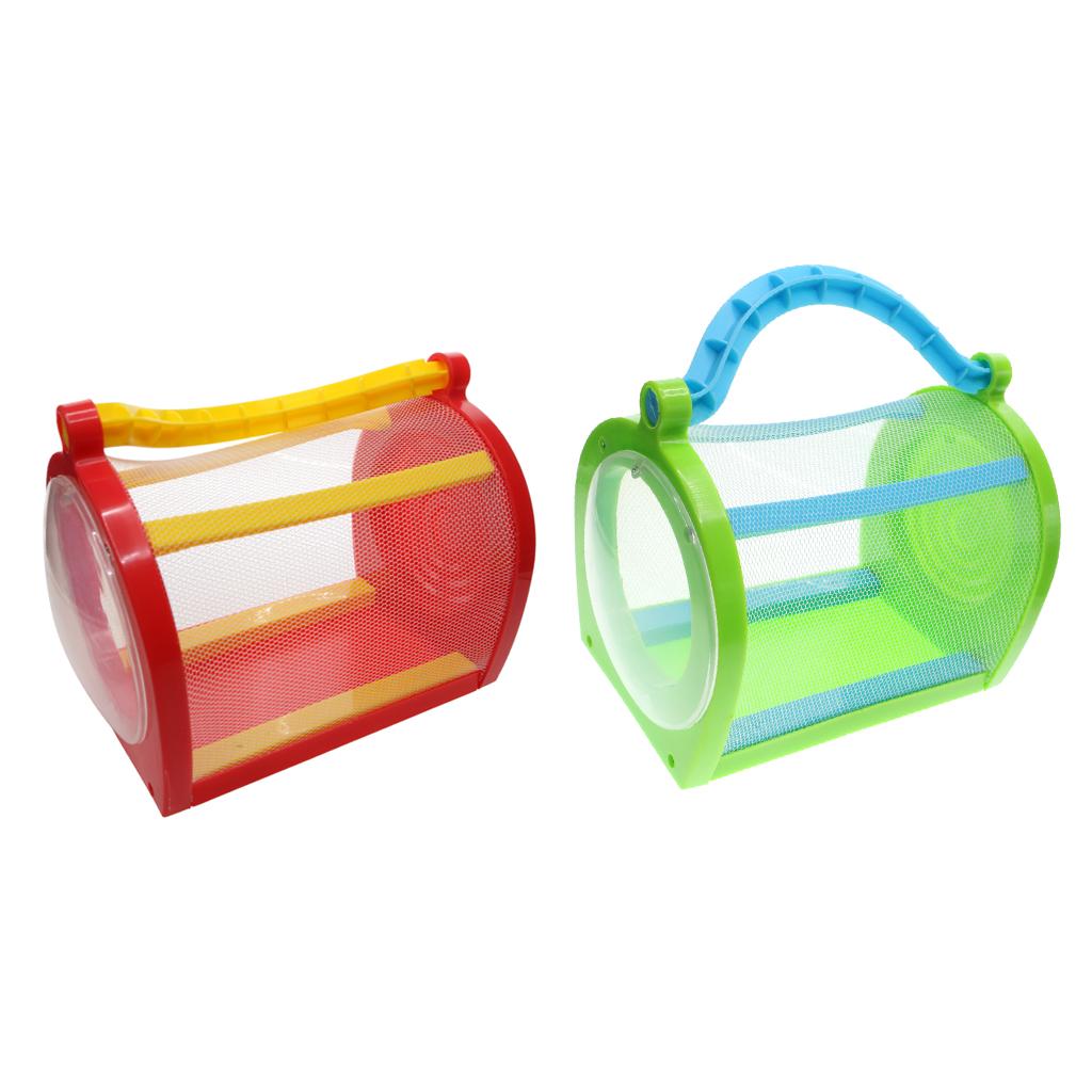 2x Backyard Exploration Critter Insect House Sturdy Plastic Bug Cage Kid Toy