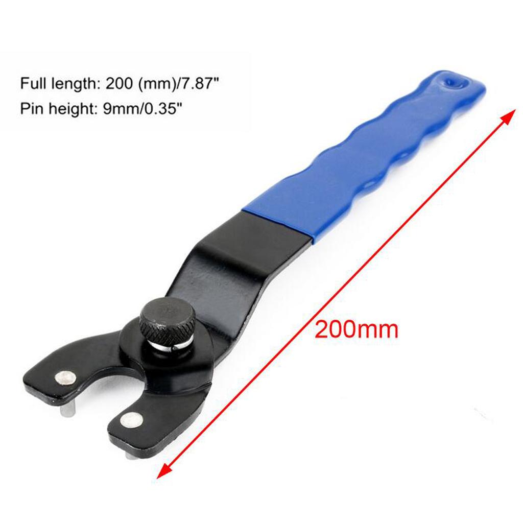 3xAdjustable Pin Spanner Lock-Nut Wrench For Angle Grinder Hubs Arbors