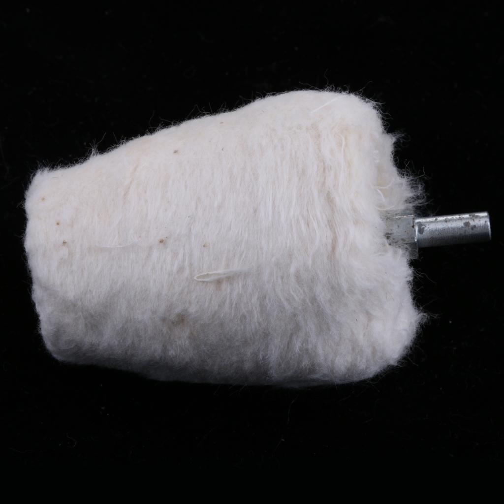 2xPolishing Buffing Wool Cotton wheel for Rotary Tool Accessory #5- 35x55mm