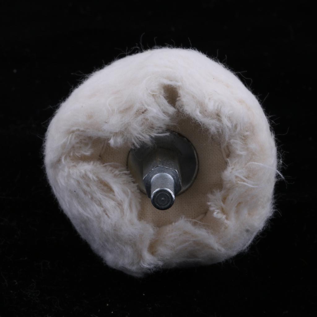 2xPolishing Buffing Wool Cotton wheel for Rotary Tool Accessory #5- 35x55mm
