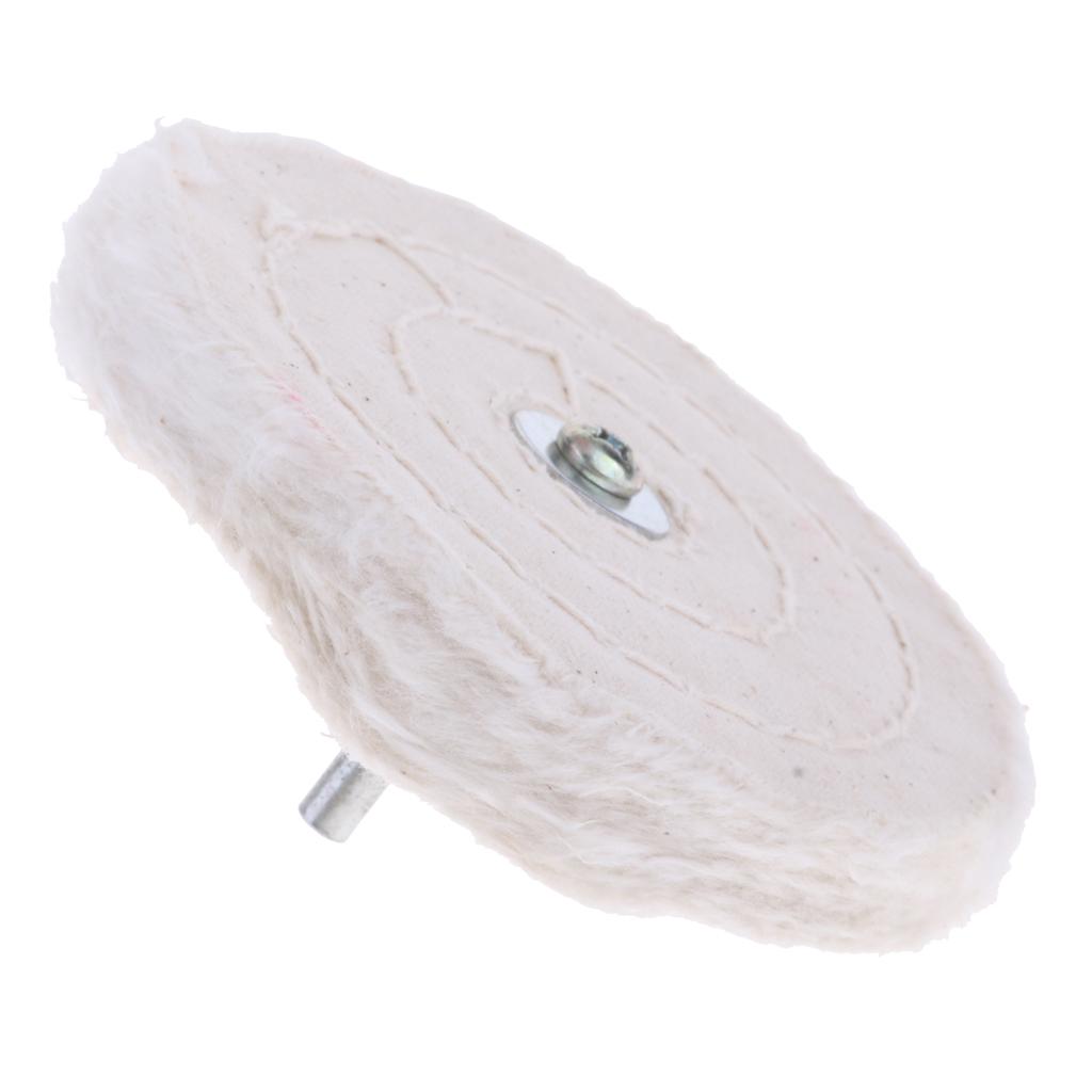 3xBuffing Wheel Multi Size Cloth Polishing Wheel with Shank for Rotary Tool 3