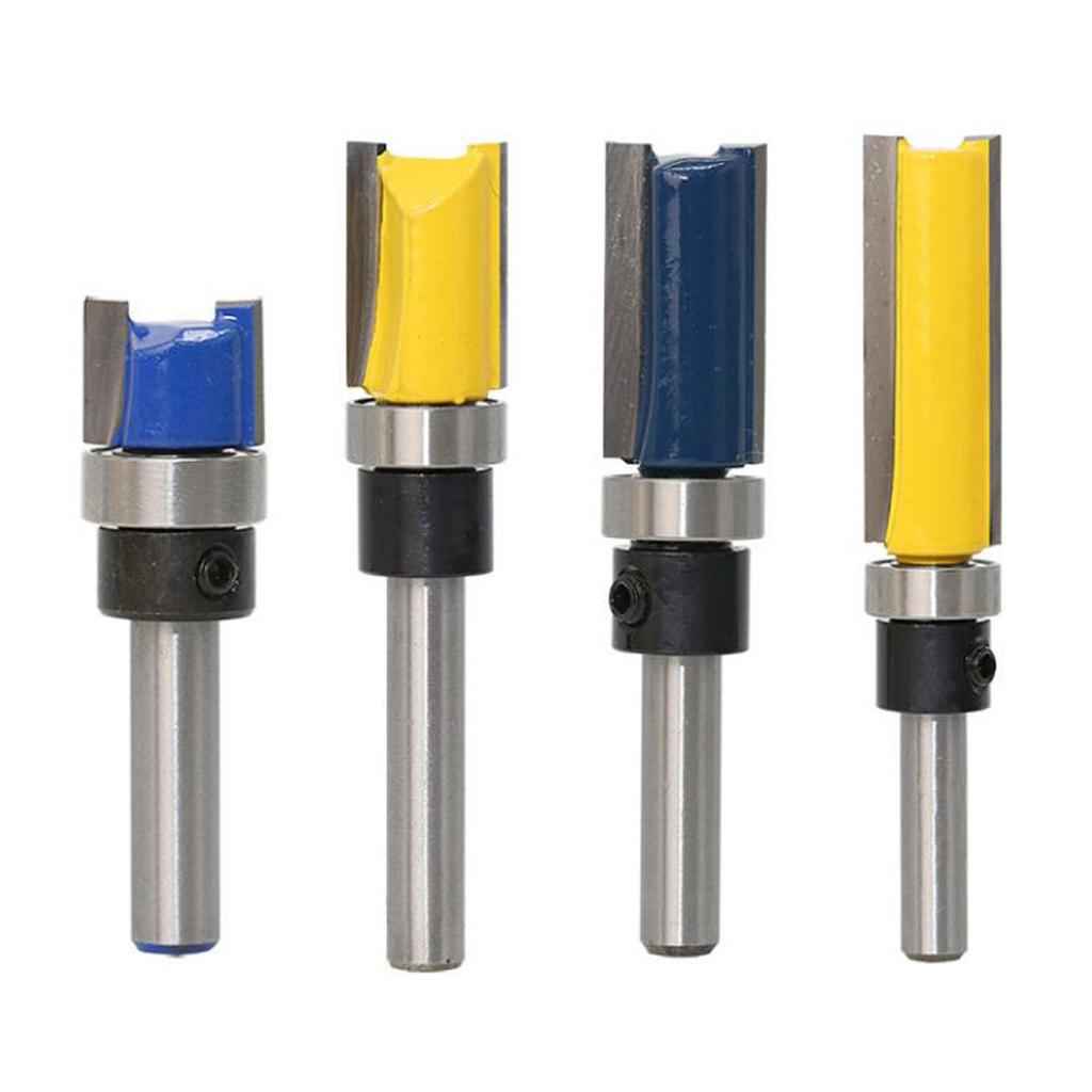 1/4'' Shank Top Bearing Flush Trim Router Bit Woodworking Cutter 12.7x38mm