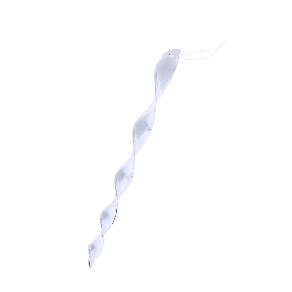 1x Bird Repellent Reflective Scare Rods Spiral Deterrent Bird Control Device, wind twister including hanging string