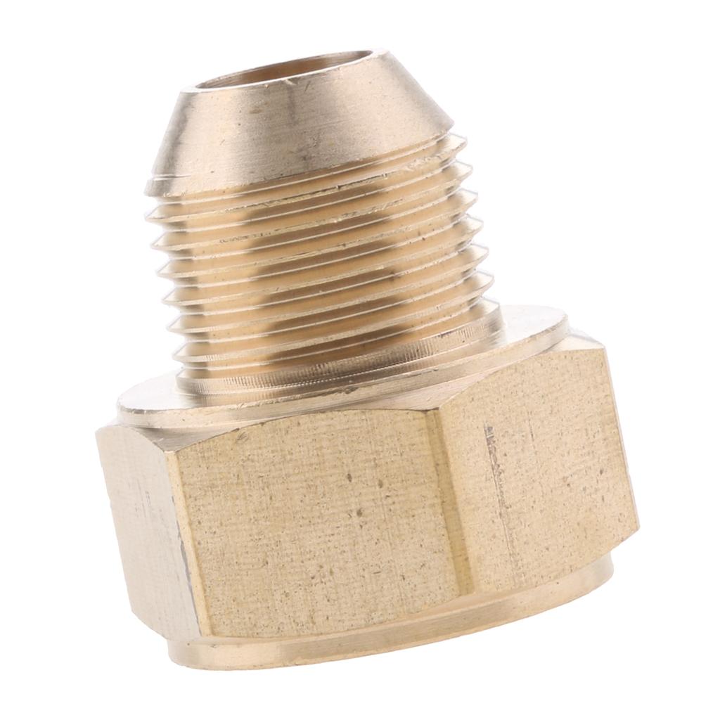 2xPressure Washer Swivel Brass Hose Adapter Connector 22mm F to 18mm M