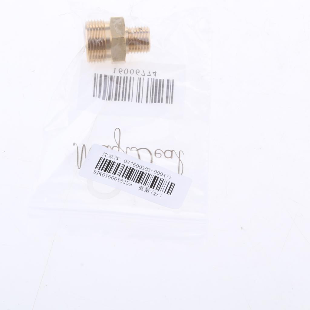 2xPressure Washer Swivel Brass Hose Adapter Connector 22mm M to 14mm M
