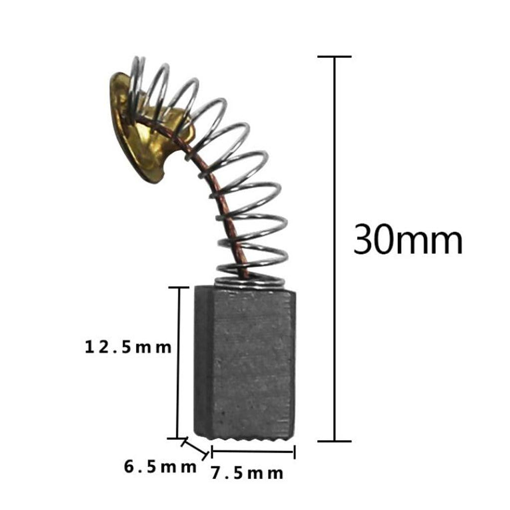 4x10Pcs Carbon Brushes motor brush Repairing Part for Generic Electric Motor 